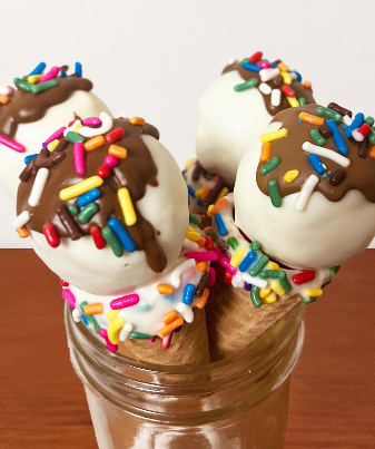 Ice Cream Cone Cake Pops