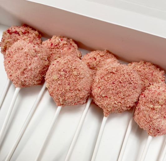 Strawberry Shortcake Cake Pops